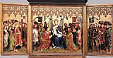 Saints Canvas Paintings - Altarpiece of the Patron Saints of Cologne